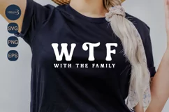 With The Family SVG |Friends SVG|Summer Reunion Trip SVG Product Image 2