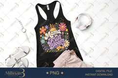 Mama In Full Bloom PNG, Watercolor Floral Motherhood Design Product Image 2