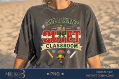 My Classroom Is on the Naughty List PNG | Funny Christmas Te Product Image 2