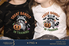 Treat Bandit In Training PNG Halloween Kids Design Product Image 2