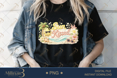 Sun Kissed PNG, Crochet Beach Sublimation Design, Tropical S Product Image 2