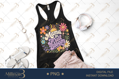 Blooming Mama Groovy Floral Bundle PNG, 20 Retro Mom Designs Product Image 3