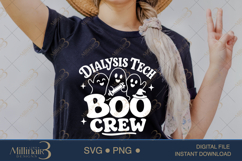 Dialysis Tech Boo Crew SVG PNG, Funny Halloween Dialysis Tec Product Image 2