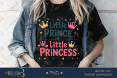 Little Prince or Little Princess PNG |Gender Reveal Party Product Image 2
