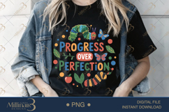 Progress Over Perfection Teacher PNG |Teacher Inspiration Product Image 2