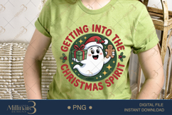 Getting Into The Christmas Spirit PNG | Cute Ghost Holiday C Product Image 2
