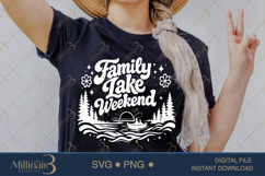 Family Lake Weekend 2026 SVG PNG, Matching Vacation Shirt Product Image 2