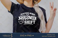 Dialysis Nurse Halloween Shift SVG PNG, Cute Renal Nurse Hal Product Image 2