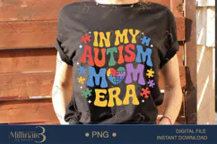In My Autism Mom Ear PNG | Puzzle Piece Autism Aw Product Image 2
