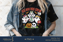 ICU Boo Boo Crew PNG |Funny Halloween Nurse Product Image 2