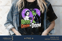 Bride of Fright Groom of Doom PNG | Halloween Wedding Graphi Product Image 2