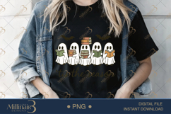 Halloween Book Lover PNG| Fall Reading Design Product Image 2
