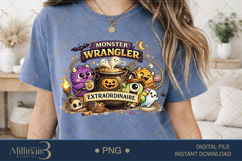 Monster Wrangler Extraordinaire PNG, Funny Halloween Teacher Product Image 2