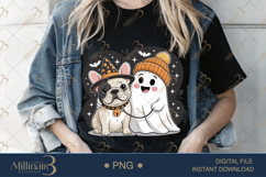 Spooky Season Paw PNG |Ghost Dog, Pumpkin Pu Product Image 2