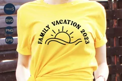 Family Vacation 2023 SVG PNG Sublimation |Spring Trip SVG Product Image 2
