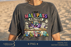 The Hall Pass Factory PNG, Funny Teacher Classroom Design, C Product Image 2