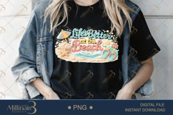 Life’s Better at the Beach PNG, Crochet Beach Sublimation De Product Image 2