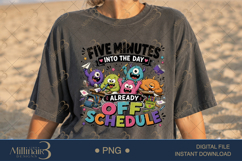 Five Minutes Into the Day Chaos Achieved PNG, Funny Teacher Product Image 2
