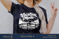 Vacation Mode Lake Edition SVG PNG, Matching Summer Vacation Product Image 2