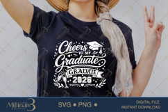 Cheers to My Graduate 2026 SVG PNG, Graduation Celebration Product Image 2