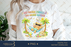 No More Pencils No More Books PNG Funny End of School Clipa Product Image 2