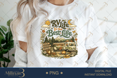 RV Life Is the Best Life PNG, Retro Camping Sublimation Desi Product Image 2