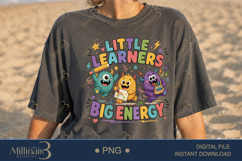 Little Learners Big Energy PNG, Cute Preschool Teacher Desig Product Image 2