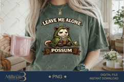 Leave Me Alone Possum PNG, Funny Introvert Possum Sublimatio Product Image 2