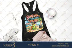 Salty Air Teaching Flair PNG Funny Teacher Summer Clipart | Product Image 2