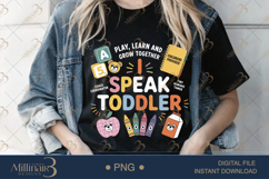 I Speak Toddler Daycare Provider PNG|Daycare Provider Sublim Product Image 2