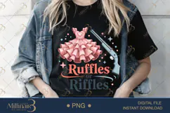 Ruffles or Rifles PNG |Gender Reveal Party Product Image 2