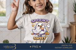 Spooky But Sweet PNG, Cute Ghost Goose PNG, Halloween Goose Product Image 2