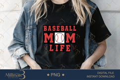 Baseball Mama Coquette Bow PNG | Coquette Bow Sports Png Product Image 2