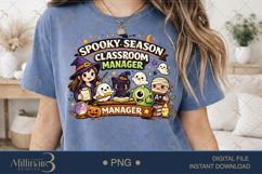 Spooky Season Classroom Manager PNG, Cute Halloween Teacher Product Image 2