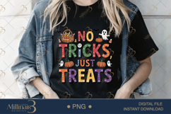 No Tricks Just Treats Halloween PNG Product Image 2