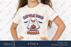 Little Boo Goose PNG, Cute Halloween Goose PNG, Ghost Goose Product Image 2