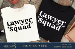 Lawyer SquadSVG PNG Sublimation |Law Graduate SVG Product Image 2