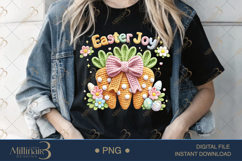 Easter Joy PNG, Crochet Easter Sublimation Design, Cute Spri Product Image 2