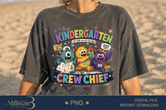 Kindergarten Crew Chief PNG, Funny Teacher Design for Kinder Product Image 2