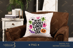 In My Spooky Lunch Lady Era PNG|Funny School Cafeteria Staf Product Image 2