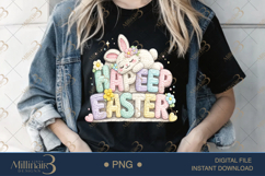 Hapeep Easter PNG, Crochet Easter Sublimation Design, Cute P Product Image 2