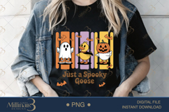 Just a Spooky Goose Sublimation PNG| Happy Hallowe Product Image 2
