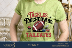 Tackles Touchdowns Tailgates PNG | Game Day Football Clipart Product Image 2