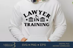 Lawyer In Training SVG PNG Sublimation |Law Graduate SVG Product Image 2