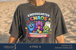 Kindergarten Chaos Coordinator PNG, Cute Monster Teacher Des Product Image 2