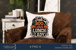 Boo Jee Lunch Lady Halloween PNG|Funny School Cafeteria PNG Product Image 2