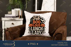 Boo Jee Lunch Lady Halloween PNG|Funny School Cafeteria PNG Product Image 2