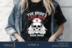 Bride Squad Spooky Bachelorette Fun PNG| Spooky Bachelorette Product Image 2