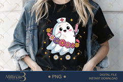 Coquette Halloween Nurse PNG |Halloween Nurse PNG Product Image 2