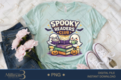 Spooky Book Lover PNG Bundle, 20 Halloween Reading Designs w Product Image 3